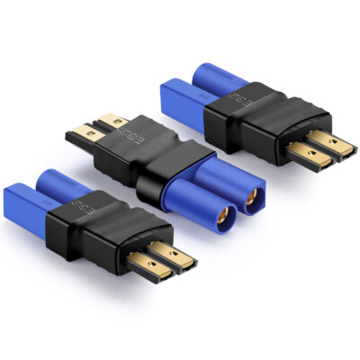 Battery Adapter,KCRTEK 3PCS TRX Male to Female EC5 Adapter No Wires RC LiPo Battery Connectors
